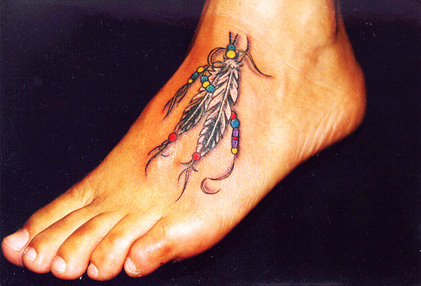 Фото и значение татуировки Перо. 594970811